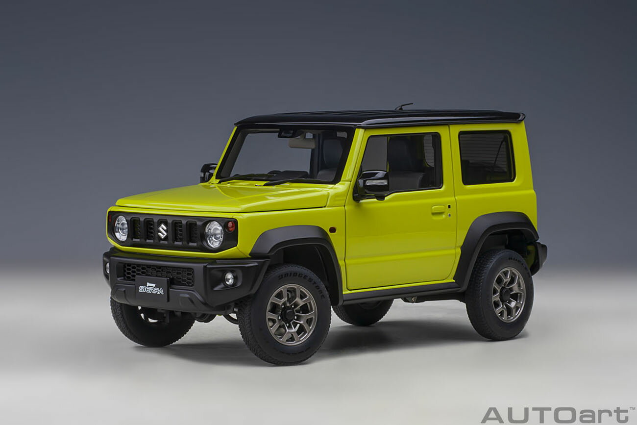 AUTOart オートアート 1/18 ミニカー コンポジットダイキャストモデル 2018年モデル スズキ ジムニー シエラ Suzuki Jimny Sierra JB74