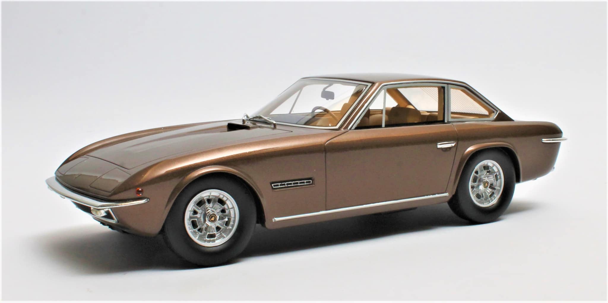 Cult Models ȥǥ 1/18 ߥ˥ 쥸 ץݡǥ 1968ǯǥ ܥ륮 LAMBORGHINI - ISLERO 1968 - SILVER MET ֥饦᥿å