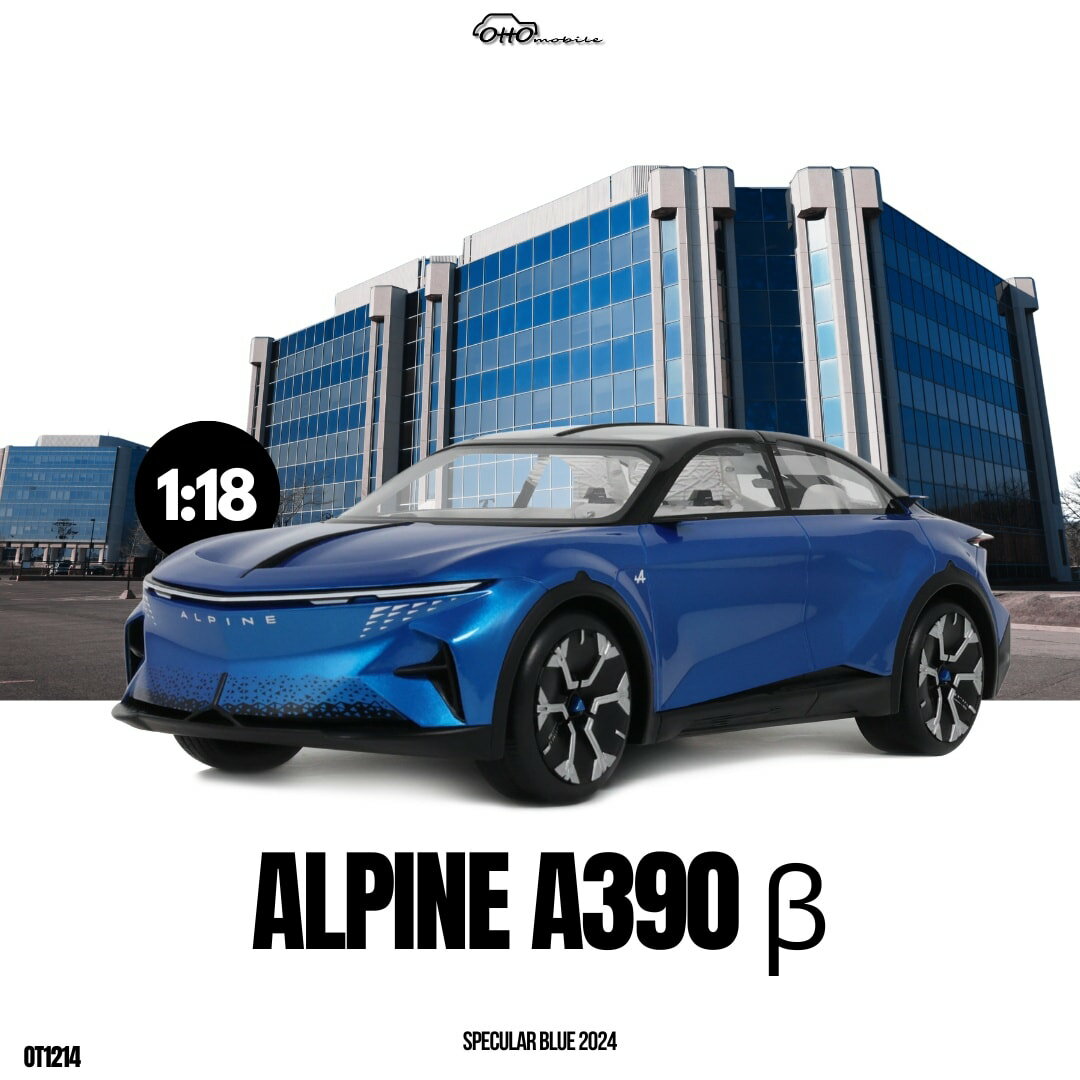 RENAULT - Otto Mobile otm1214 オットモビル 1/18 ミニカー レジン プロポーションモデル 2024年モデル ルノー RENAULT - ALPINE A390 2024