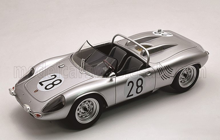 Tecnomodel テクノモデル 1/18 ミニカー レジン プロポーションモデル 1963年ルマン24時間 ポルシェ PORSCHE - 718 WRS SPIDER TEAM PORSCHE SYSTEM ENGINEERING No.28 24h LE MANS 1963 EDGAR BARTH - HERBERT LINGE
