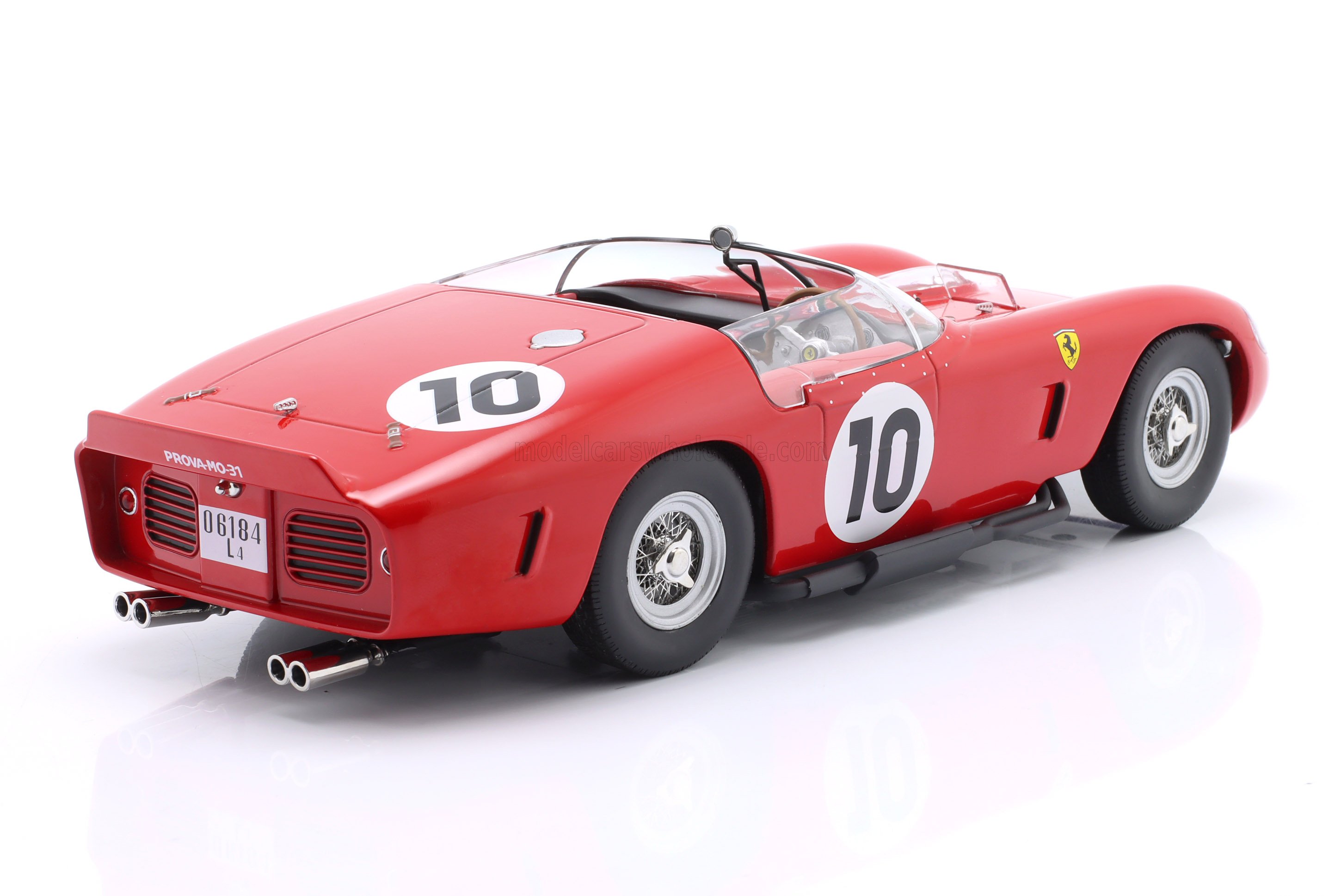 Werk83 1/18 ミニカー ダイキャストモデル 1961年ルマン24時間 優勝モデル フェラーリ FERRARI - 250 TR61 3.0L V12 TEAM SEFAC No.10 WINNER 24h LE MANS 1961 OLIVIER GENDEBIEN - PHIL HILL
