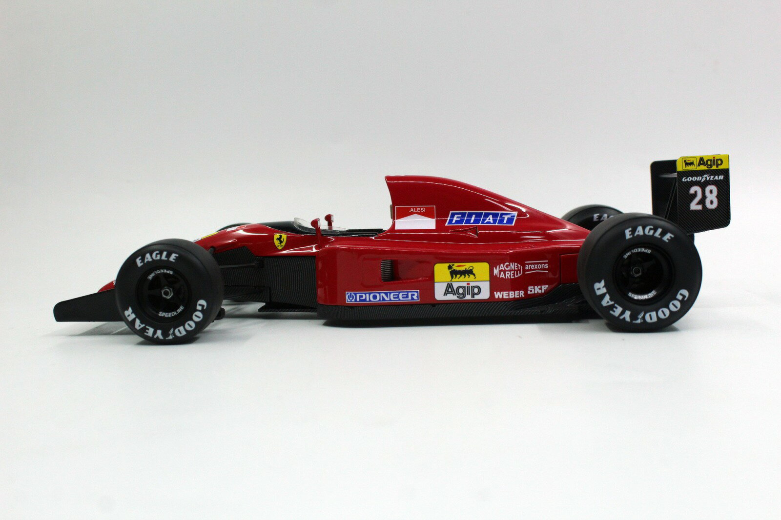 GP Replicas 1/18 ミニカー レジン プロポーションモデル 1991年フランスGP 第4位 フェラーリ FERRARI - F1 643 N 28 4th FRANCE GP 1991 JEAN ALESI ジャン・アレジ