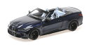 Minichamps ミニチャンプス 1/18 ミニカー ダイキャストモデル 2020年モデル BMW M4 カブリオレ ブルーメタリック