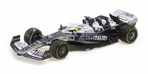 Minichamps ミニチャンプス 1/18 ミニカー レジン プロポーションモデル 2022年バーレーンGP スクーデリア アルファタウリ SCUDERIA ALPHATAURI AT03 - PIERRE GASLY - BAHRAIN GP 2022