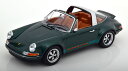 KK Scale 1/18 ミニカー ダイキャストモデル 2014年モデル ポルシェ PORSCHE 911 BY SINGER TARGA ダークグリーン