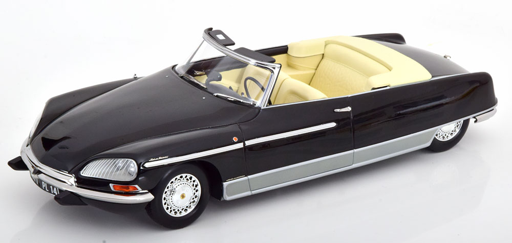 Norev ノレヴ 1/18 ミニカー ダイキャストモデル 1968年モデル シトロエン CITROEN - DS21 PALM BEACH CABRIOLET 1968 ブラック