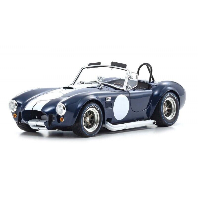 Kyosho 1/18 ミニカー ダイキャストモデル 1965年モデル シェルビーコブラ Shelby Cobra 427S/C ダークブルー