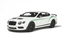 GT Spirit 1/18 ミニカー レジン プロポーションモデル 2015年モデル ベントレー Bentley Continental GT3-R ホワイト