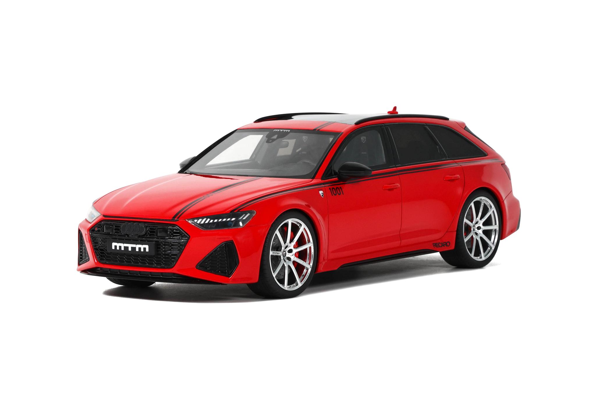 GT Spirit 1/18 ミニカー レジン プロポーションモデル 2021年モデル アウディ AUDI RS 6 BY MTM (Motoren Technik Mayer) レッド