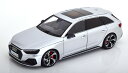 KiloWorks 1/18 ミニカー ダイキャストモデル 2020年モデル アウディ AUDI - A4 RS4 AVANT SW STATION WAGON 2020 シルバーメタリック