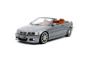 Otto Mobile オットモビル 1/18 ミニカー レジン プロポーションモデル 2004年モデル BMW E46 M3 Convertible Silver Grey A08 グレーメタリック