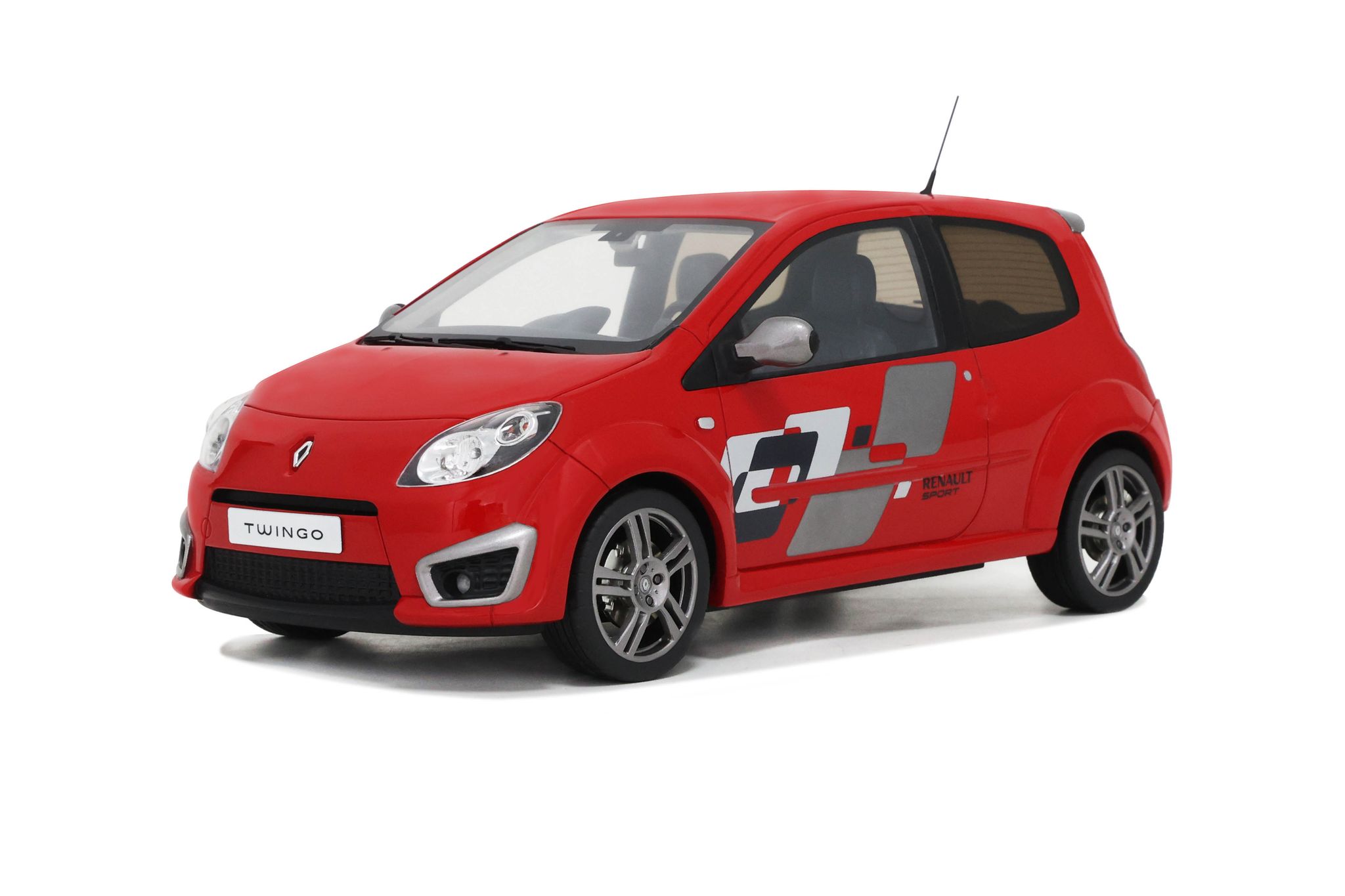 Otto Mobile オットモビル 1/18 ミニカー レジン プロポーションモデル ルノー 2008年モデル ルノー Renault Twingo RS Phase 1 2008 rouge ViF 727 レッド