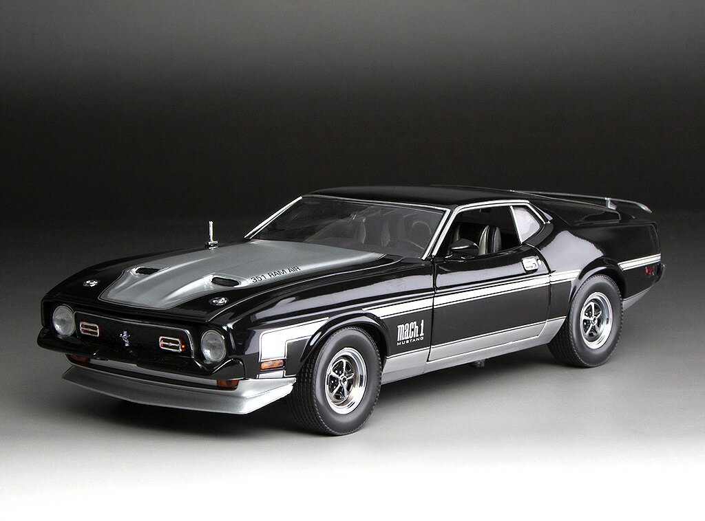 Sun Star サンスター 1/18 ミニカー ダイキャストモデル 1971年モデル フォード マスタング Ford Mustang Mach 1 Raven Black レイヴェンブラック