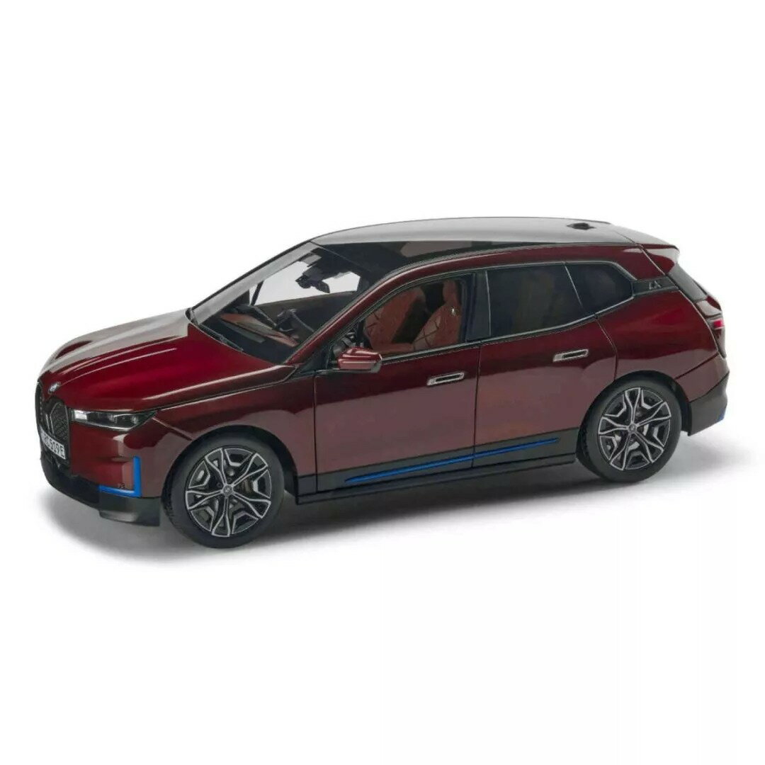 BMW - ディーラーアクセサリーモデル Minichamps ミニチャンプス 1/18 ミニカー ダイキャストモデル 2022年モデル BMW iX 2022 ダークレッドメタリック