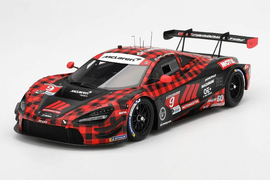 Rakuten - Top Speed 1/18 ミニカー レジン プロポーションモデル 2024年IMSA Chevrolet グランプリ マクラーレン McLAREN - 720S GT3 EVO 4.0L TURBO V8 TEAM PFAFF MOTORSPORT No.9 IMSA CHEVROLET GRAND PRIX 2024 OLIVER JARVIS - MARVIN KIRCHHOFER