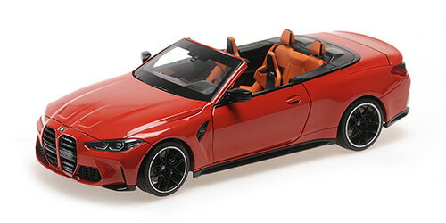 BMW - Minichamps ミニチャンプス 1/18 ミニカー ダイキャストモデル 2020年モデル BMW M4 カブリオレ レッドメタリック