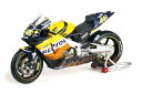 Minichamps ミニチャンプス 1/12 ミニカー ダイキャストモデル 2002年シーズン ワールドチャンピオン ホンダ HONDA - RC211V TEAM HONDA HRC No.46 DIRTY VERSION WORLD CHAMPION MOTOGP SEASON 2002 VALENTINO ROSSI 汚れ仕様