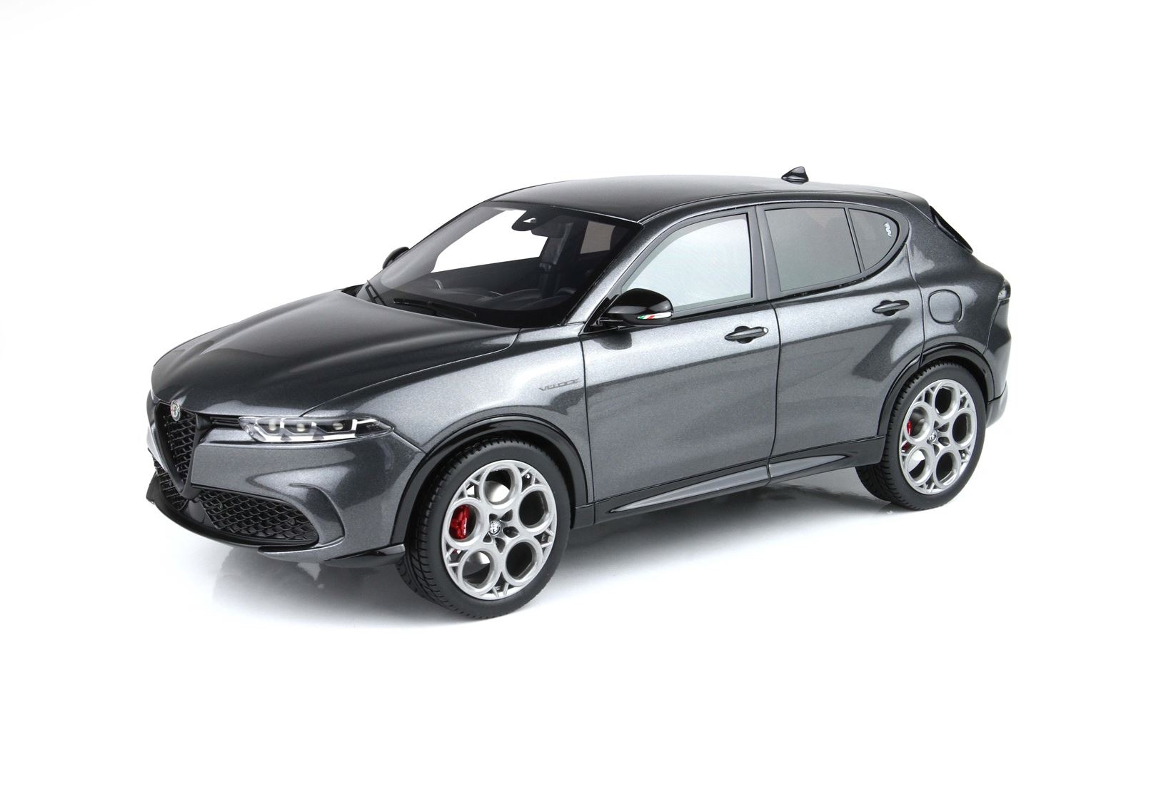 Alpha Romeo - BBR 1/18 ミニカー レジン プロポーションモデル 2023年 アルファロメオ ALFA ROMEO TONALE VELOCE 2023 Grigio Vesuvio グレーメタリック