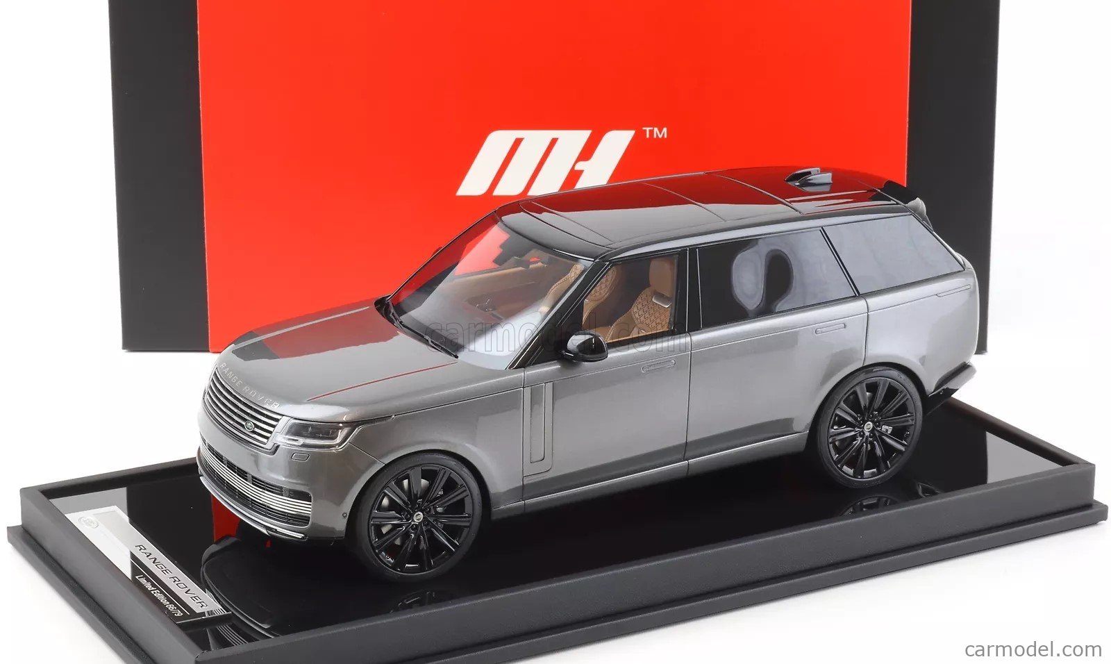 Rakuten - MotorHelix モーターヘリックス 1/18 ミニカー レジン プロポーションモデル 2022年モデル ランドローバー LAND ROVER - RANGE ROVER SV AUTOBIOGRAPHY 2022 グレー・ブラックルーフ