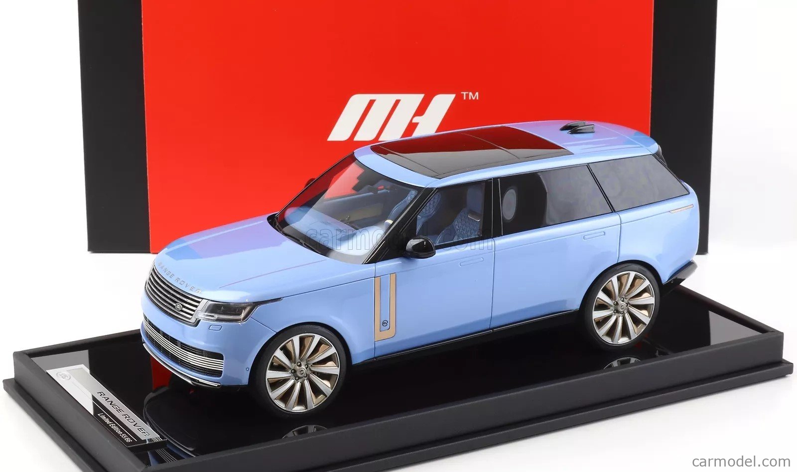Rakuten - MotorHelix モーターヘリックス 1/18 ミニカー レジン プロポーションモデル 2022年モデル ランドローバー LAND ROVER - RANGE ROVER SV AUTOBIOGRAPHY 2022 ライトブルー
