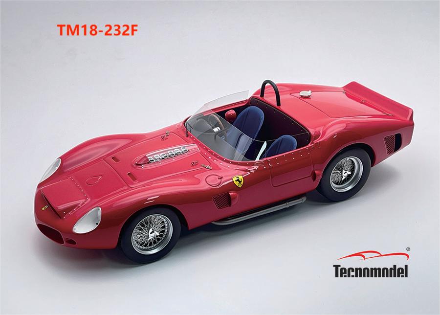 Tecnomodel テクノモデル 1/18 ミニカー レジン プロポーションモデル 1962年モデル フェラーリ FERRARI 330 TRI/LM 4.0L V12 SPIDER LOWER WINDSHIELD PRESS VERSION 1962 フロントガラス下方変更バージョン