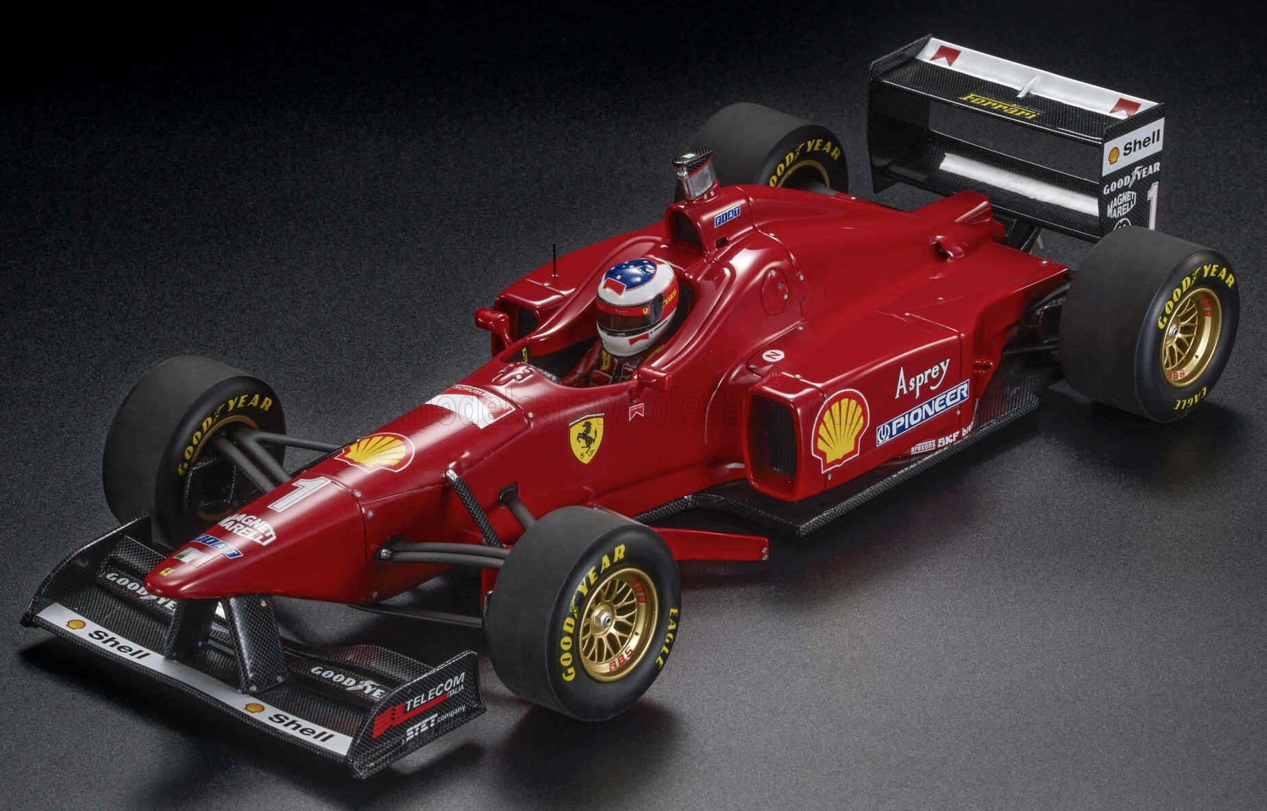 GP Replicas 1/12 ミニカー レジン プロポーションモデル 1996年モンツァ・イタリアGP 優勝モデル フェラーリ FERRARI - F1 F310/2 No.1 WINNER MONZA ITALY GP (with pilot figure) 1996 MICHAEL SCHUMACHER ミカエル・シューマッハ ドライバーフィギュア付き
