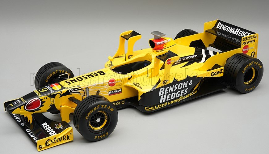 Rakuten - Tecnomodel 1/18 ミニカー レジン プロポーションモデル 1998年イタリア・イモラGP ジョーダン JORDAN - F1 198 HONDA MF-301 HC No.9 IMOLA GP 1998 DAMON HILL