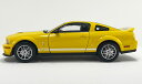Shelby Collectibles 1/18 ミニカー ダイキャストモデル 2007年モデル フォード Ford Mustang Shelby GT500 2007 イエロー