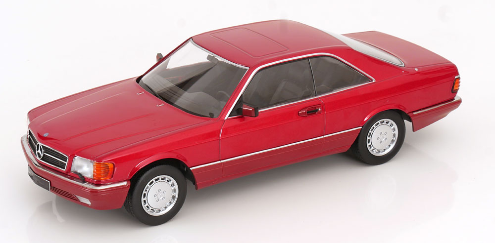Rakuten - KK Scale 1/18 ミニカー ダイキャストモデル 1985年モデル メルセデスベンツ MERCEDES BENZ - S-CLASS 500 SEC (C126) COUPE 1985 レッドメタリック
