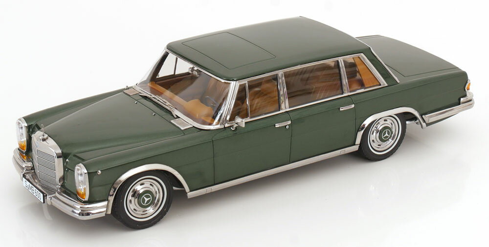 Mercedes Benz - KK Scale 1/18 ミニカー ダイキャストモデル 1963年モデル メルセデスベンツ MERCEDES BENZ - S-CLASS 600 PULLMAN (W100) 1963 グリーンメタリック