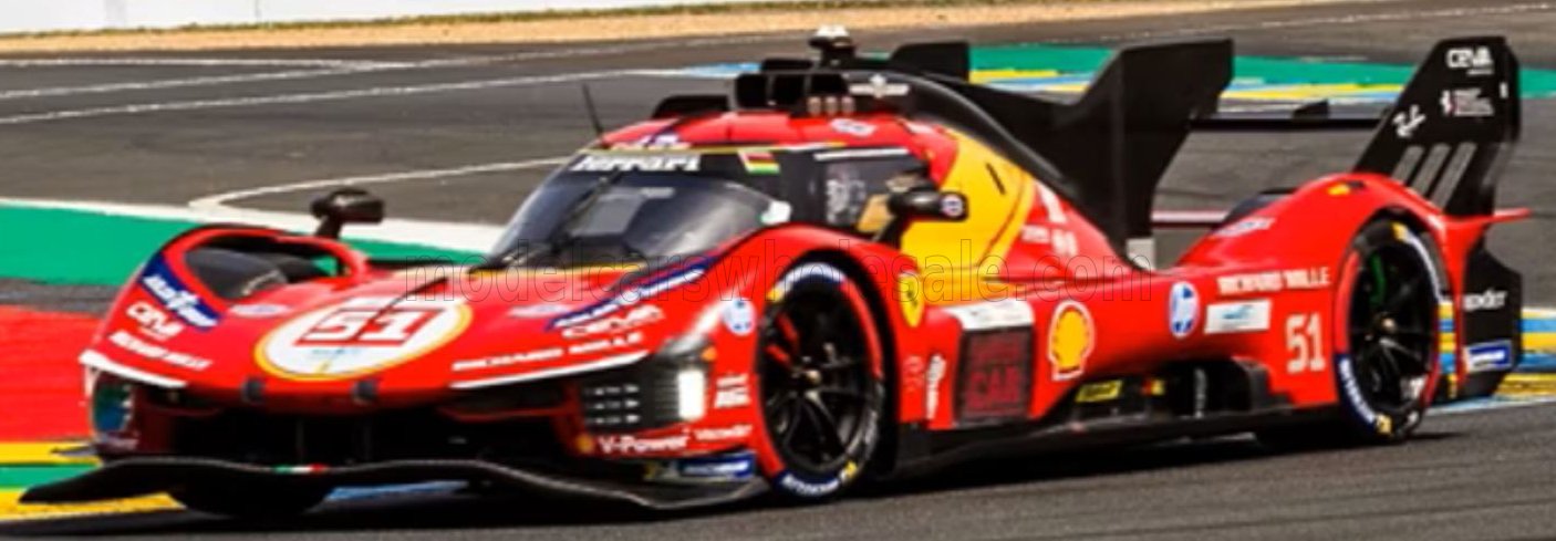 BBR 1/12 レジン・プロポーションモデル 2025年6月ルマン24時間 第3位 フェラー リ FERRARI - 499P 3.0L TURBO V6 TEAM FERRARI AF CORSE No.51 3rd 24h LE MANS 2025 ALESSANDRO PIER GUIDI - JAMES CALADO - ANTONIO GIOVINAZZI