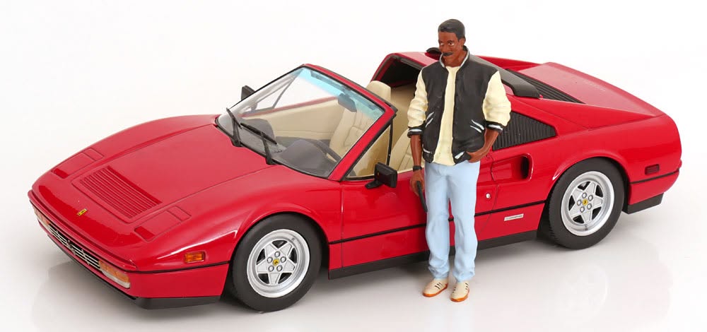 KK Scale 1/18 ミニカー ダイキャストモデル 1985年モデル フェラーリ FERRARI - 328 GTS SPIDER USA VERSION WITH REMOVABLE HARD-TOP 1985