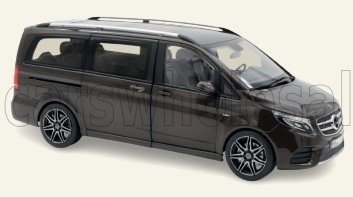 Norev ノレヴ 1/18 ミニカー ダイキャストモデル 2018年モデル メルセデスベンツ MERCEDES BENZ - V-CLASS AMG LINE MINIBUS 2018 ブラウンメタリック