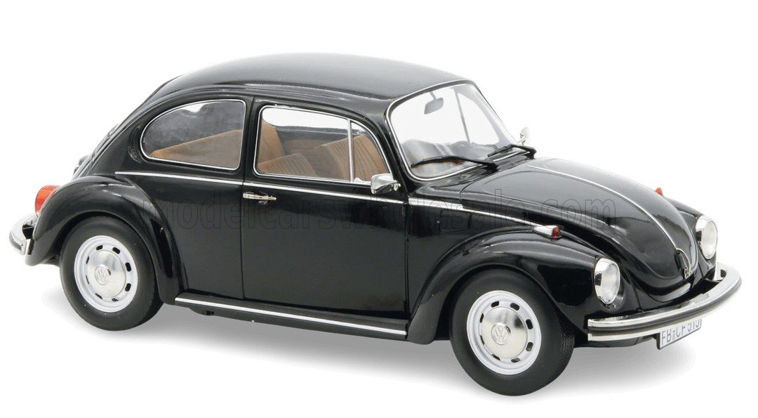 Norev ノレヴ 1/18 ミニカー ダイキャストモデル 1973年モデル フォルクスワーゲン VOLKSWAGEN - BEETLE MAGGIOLINO 1303 1973 ブラック