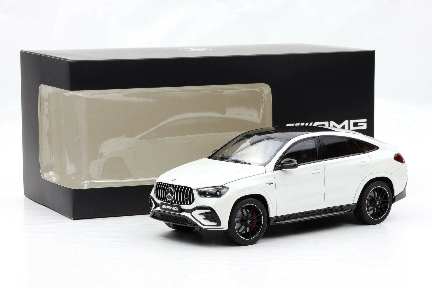 Rakuten - Mercedes Benz ディーラーアクセサリーモデル NZG 1/18 ミニカー ダイキャストモデル 2025年モデル メルセデスベンツ MERCEDES BENZ - GLE-CLASS 53 AMG COUPE C167 2025 - OPALITH WHITE ホワイト