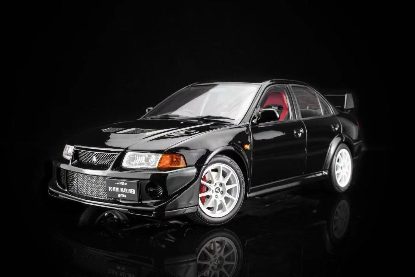 MotorHelix モーターヘリックス 1/18 ミニカー ダイキャストモデル 2000年モデル 三菱 MITSUBISHI - LANCER EVO VI GSR T.M.E. TOMMY MAKINEN EDITION 2000 ブラックメタリック