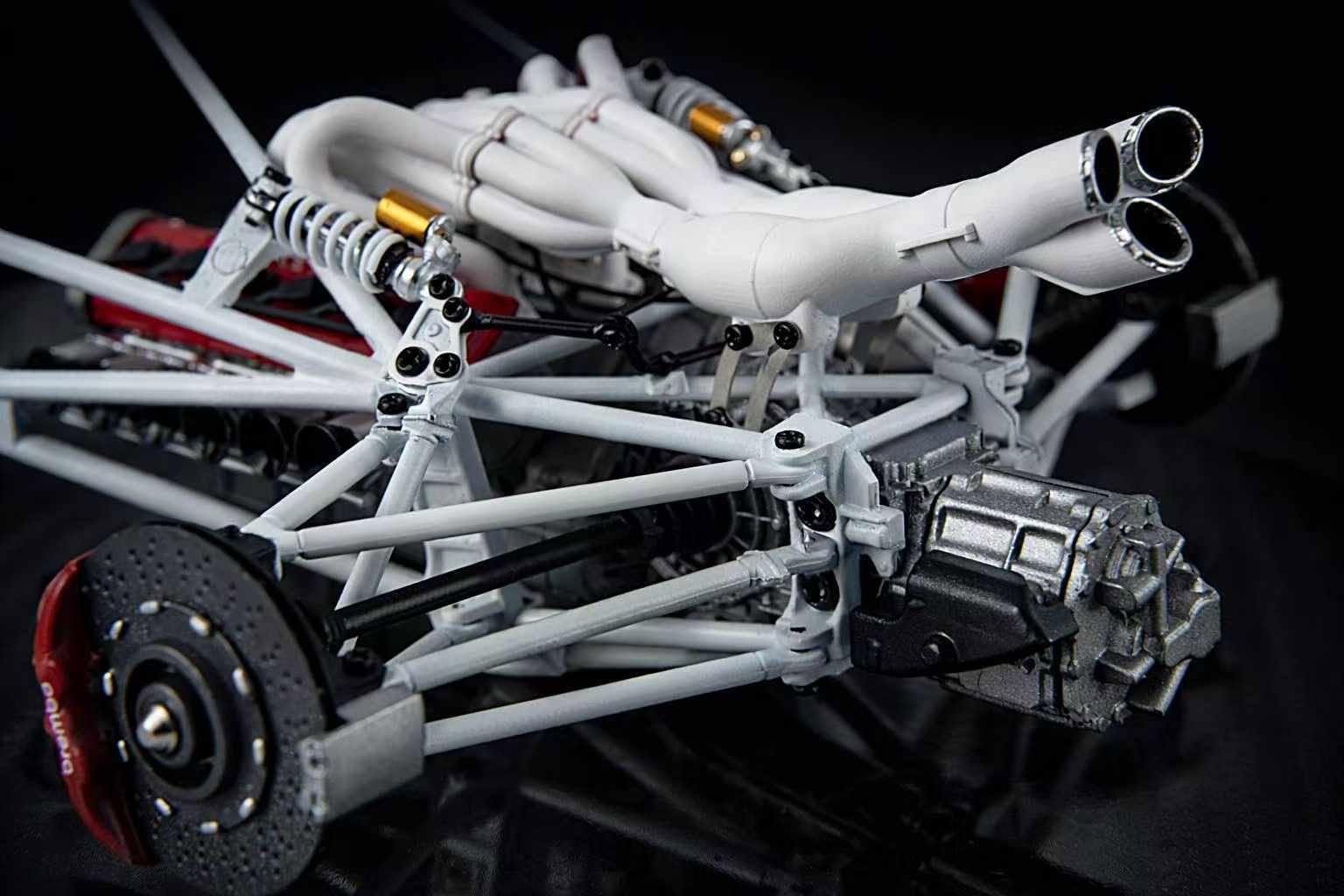 Rakuten - MotorHelix 1/18 ABS樹脂製 HARRLEY/NILU V12 Engine for 2024年モデル NILU - NILU27 V12 6.5L 1070hp 2024