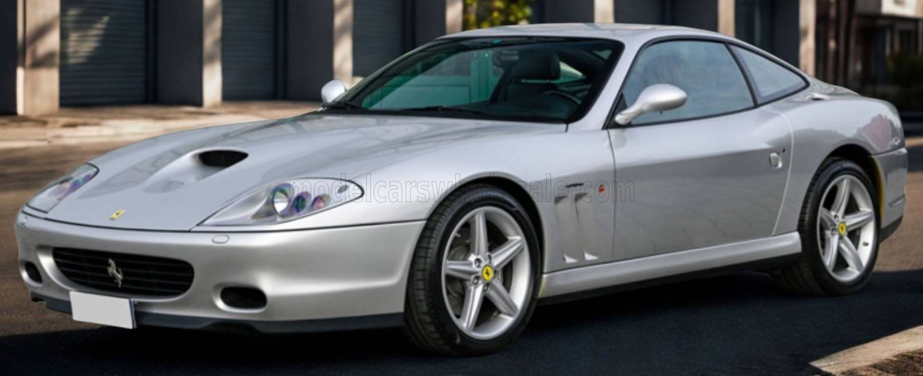 BBR 1/18 ミニカー レジン プロポーションモデル 2002年モデル フェラーリ FERRARI - 575M MARANELLO 2002 2002 ARGENTO NURBURGRING グレーメタリック