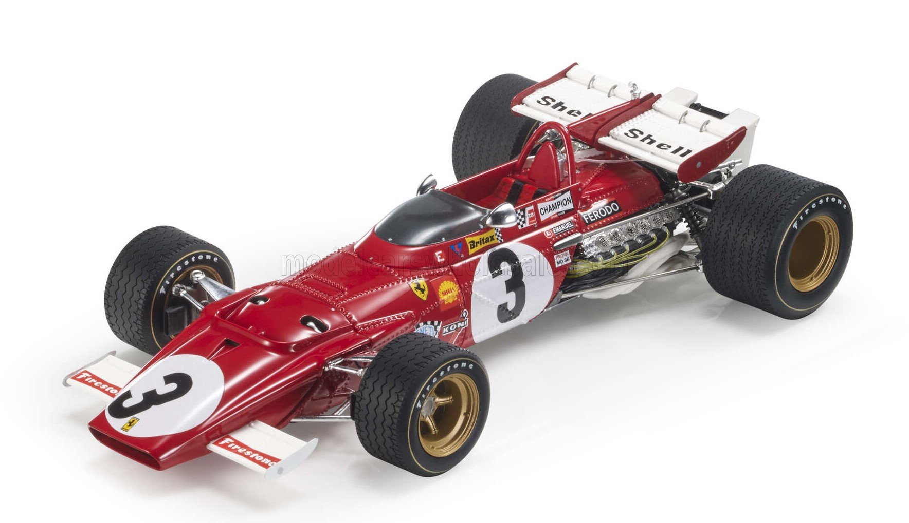 GP Replicas 1/12 ミニカー レジン プロポーションモデル 1970年メキシコGP 優勝モデル フェラーリ FERRARI - F1 312B No.3 WINNER MEXICO GP 1970 JACKY ICKX ジャッキー・イクス ドライバーフィギュア付き