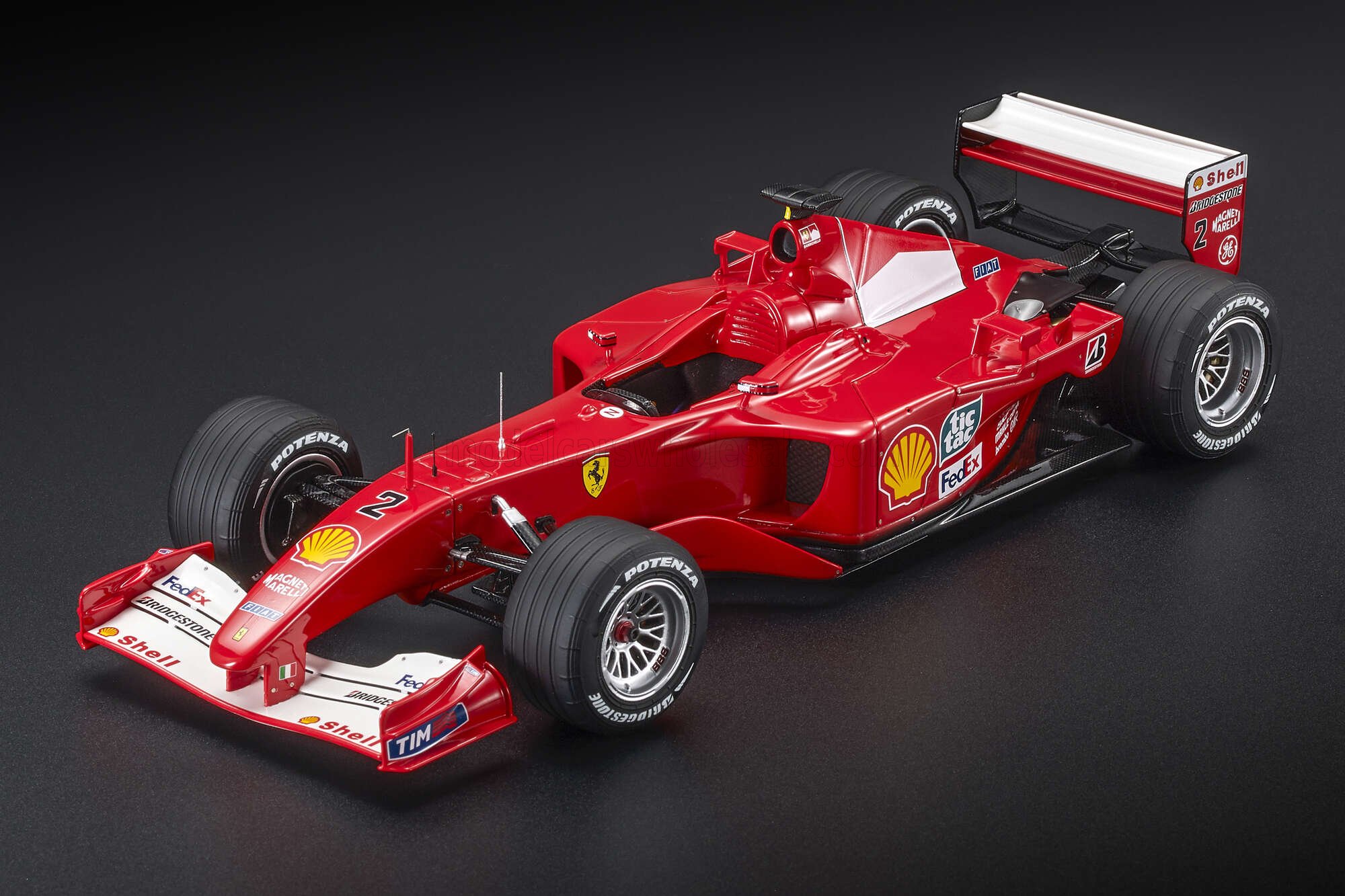 Rakuten - GP Replicas 1/18 ミニカー レジン プロポーションモデル 2001年モナコGP 第2位 フェラーリ FERRARI - F1 F2001 No. 2 2nd MONACO GP 2001 R.BARRICHELLO ルーベンス・バリチェロ