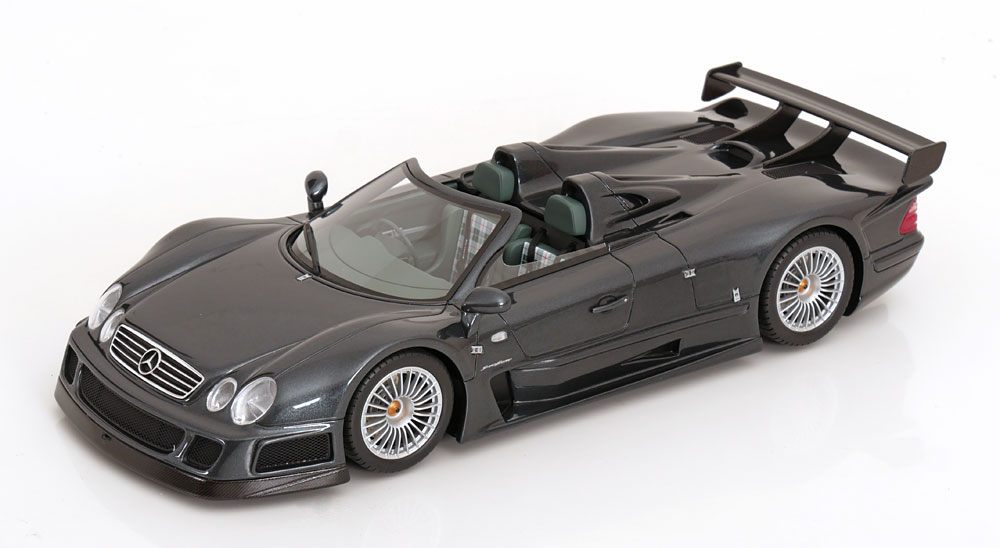 Rakuten - GT Spirit gts960 1/18 ミニカー レジン プロポーションモデル 1998年モデル メルセデスベンツ MERCEDES BENZ - CLK-CLASS GTR ROADSTER 1998 グレー