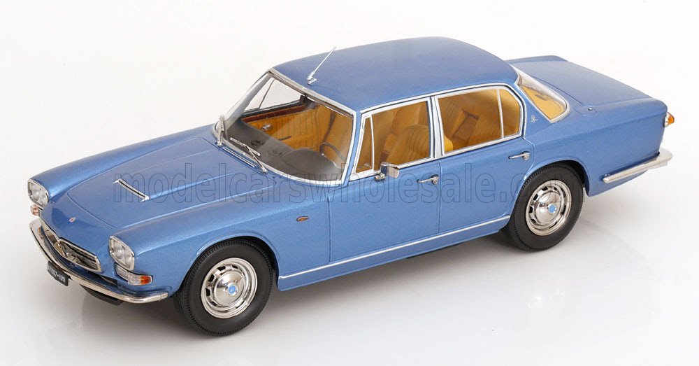 Rakuten - KK Scale 1/18 ミニカー ダイキャストモデル 1965年モデル マセラティ MASERATI - QUATTROPORTE 1965 ライトブルーメタリック