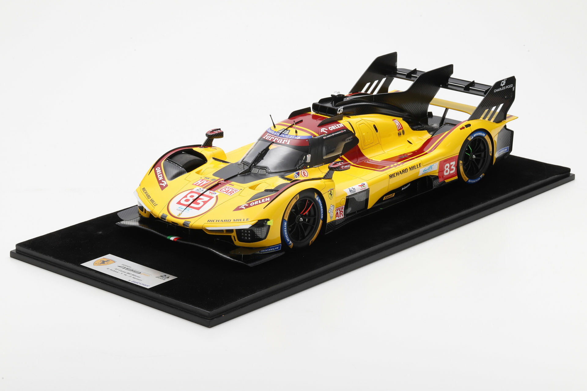 Rakuten - Looksmart 1/12 ミニカー レジン プロポーションモデル 2025年ルマン24時間 優勝モデル フェラーリ FERRARI - 499P 3.0L TURBO V6 TEAM AF CORSE No.83 WINNER 24h LE MANS 2025 ROBERT KUBICA - PHIL HANSON - YIFEI YE