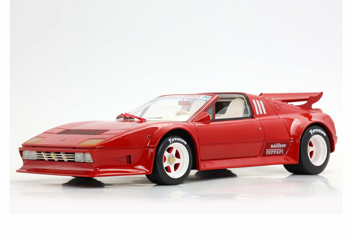 Rakuten - BBR 1/18 ミニカー レジン プロポーションモデル 1994年モデル フェラーリ FERRARI - 512 BB TARGA ANLIKER OPEN ROOF 1984 ROSSO CORSA フェラーリレッド