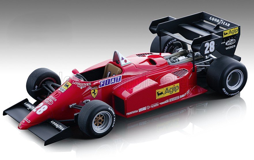 Tecnomodel テクノモデル 1/12ミニカー レジン プロポーションモデル 1984年ヨーロピアンGP フェラーリ FERRARI - F1 126C4-M2 No.28 EUROPEAN GP 1984 RENE ARNOUX ルネ・アルヌー