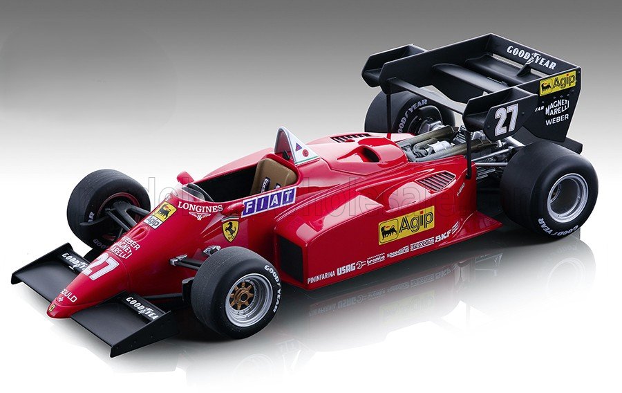 Tecnomodel テクノモデル 1/12ミニカー レジン プロポーションモデル 1984年ヨーロピアンGP 第2位 フェラーリ FERRARI - F1 126C4-M2 No.27 2nd EUROPEAN GP 1984 MICHELE ALBORETO ミケーレ・アルボレート