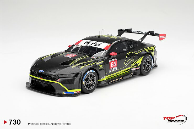 Top Speed 1/18 ミニカー レジン プロポーションモデル 2025年IMSA フォード Ford Mustang GT3 #64 Ford Multimatic Motorsports 2025 IMSA VIR