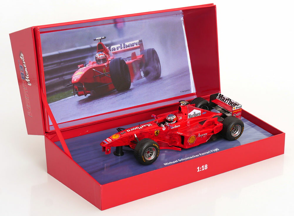 乐天商城 - Werk83 1/18 ミニカー ダイキャストモデル 1998年ベルギーGP フェラーリ FERRARI - F1 F300 3-WHEELS 3-RUOTE No.3 SPA BELGIUM GP 1998 MICHAEL SCHUMACHER ミカエル・シューマッハ