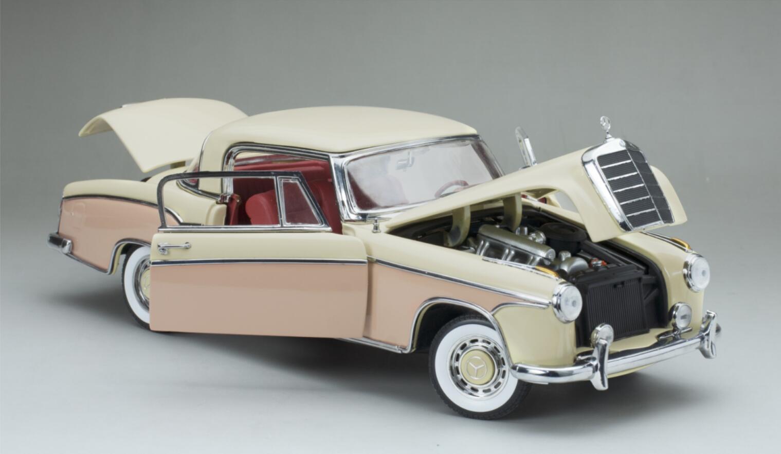 Sun Star サンスター 1/18 ミニカー ダイキャストモデル 1958年モデル メルセデスベンツ MERCEDES-BENZ 220SE COUPE 1958 クリーム 3