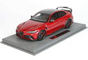 BBR 1/18 ミニカー レジン プロポーションモデル アルファロメオ 2021年モデル Alfa Romeo Giulia GTAm ROSSO GTA - RED MET レッドメタリック Roll Bar w/Red Brakes アクリルケース付き